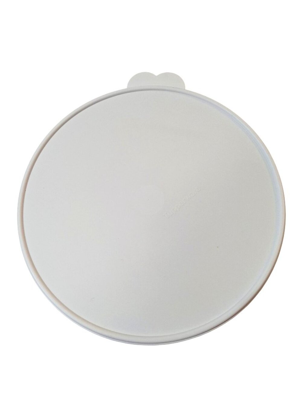 NWOT Tupperware Large Round White Lid 12" Replacement Cover For Bowl Or Containe